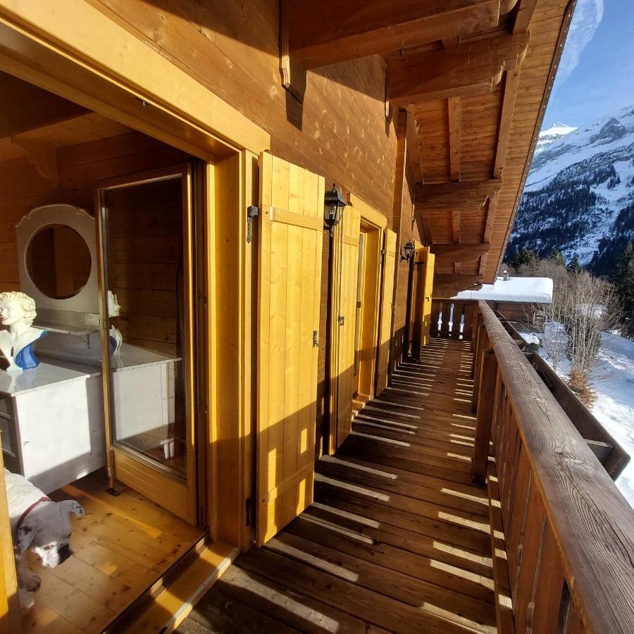 Chambre D'Hotes L'Ours Bleu Les Diablerets Exterior photo