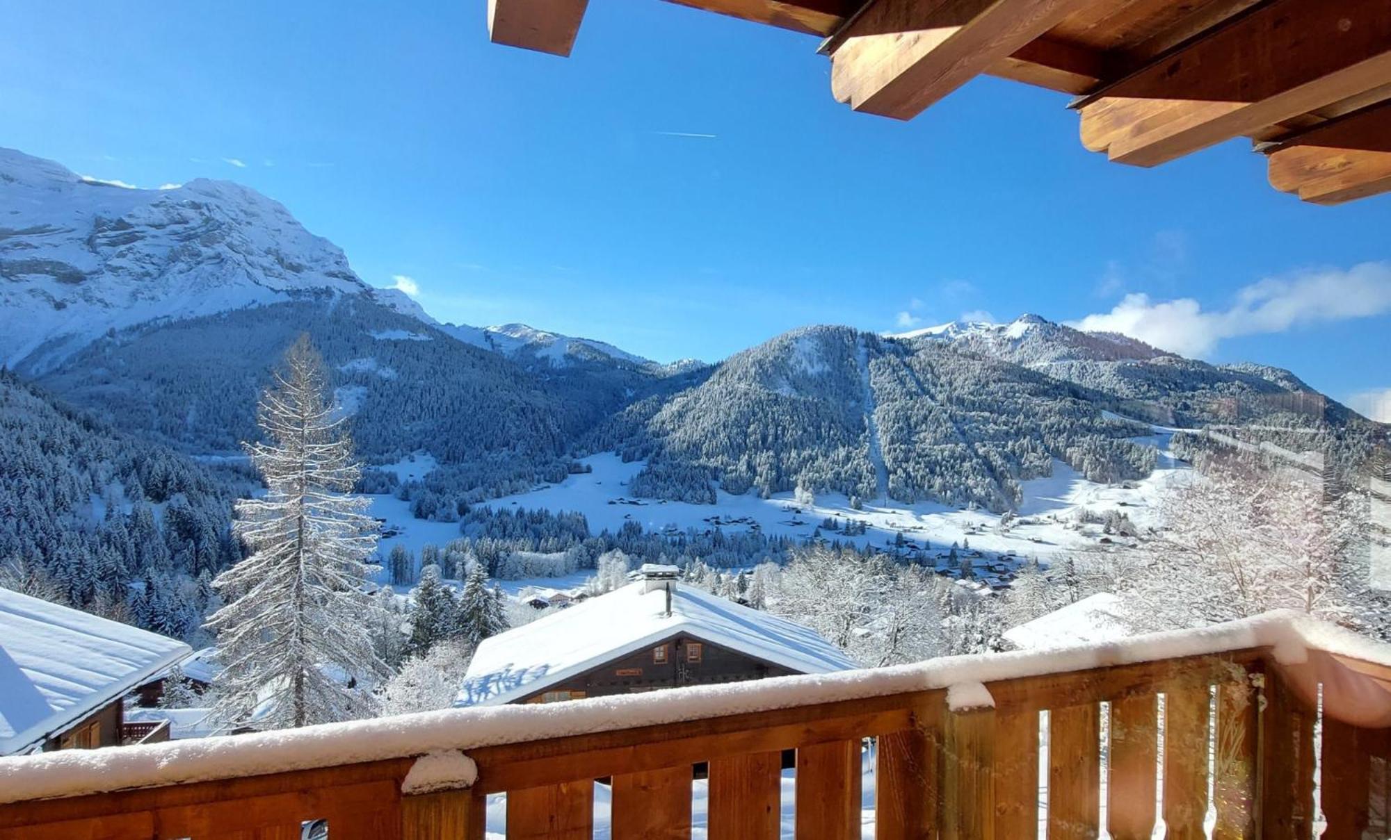 Chambre D'Hotes L'Ours Bleu Les Diablerets Exterior photo