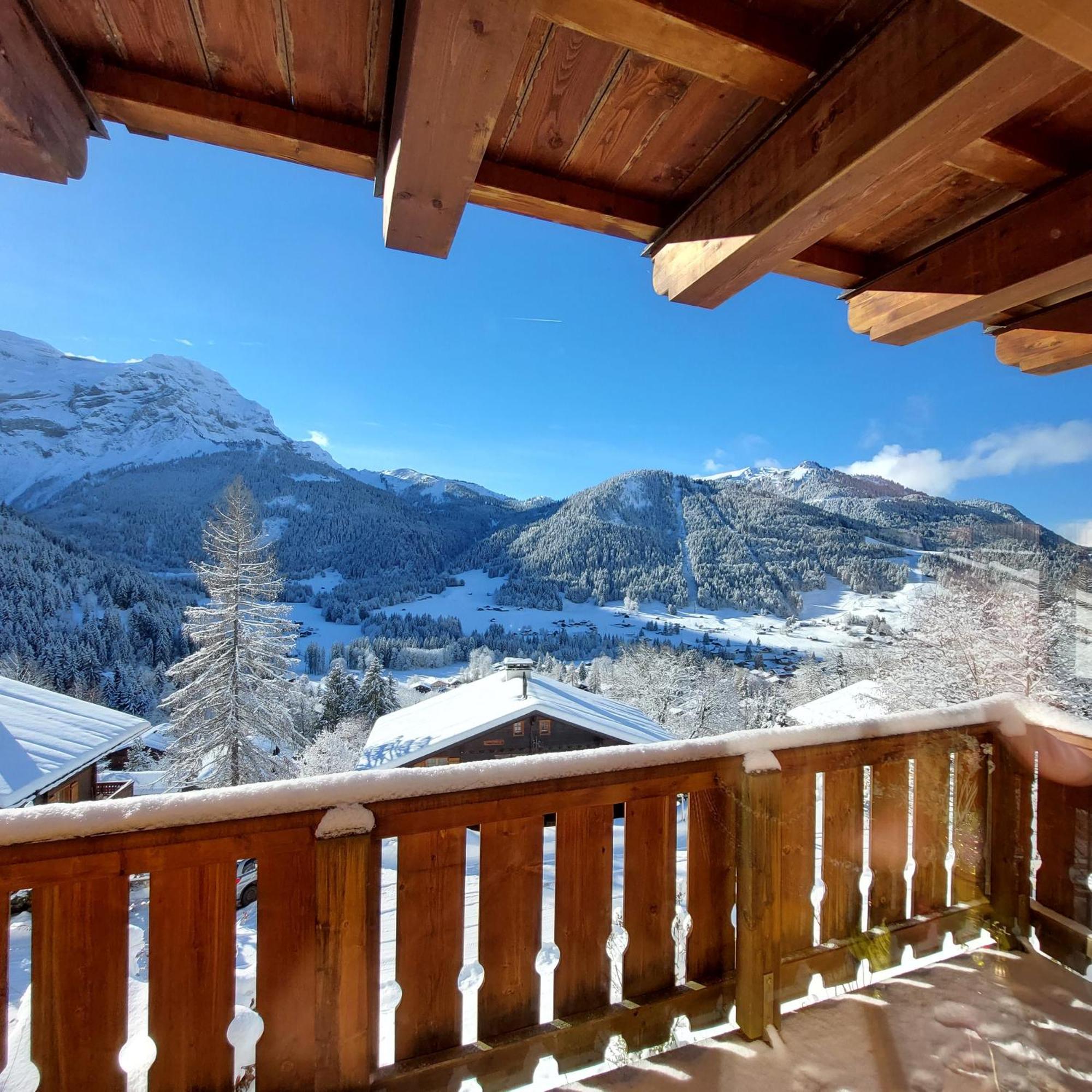 Chambre D'Hotes L'Ours Bleu Les Diablerets Exterior photo